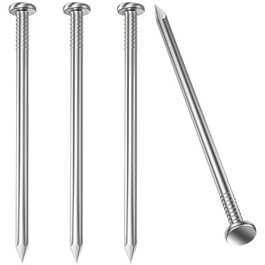 150PCS 2 in Hardware Nails, Wood Nails, Long Nails, Galvanized Concrete Wall Nail for Hanging Pictures and Woodworking, Cement Nails Suit for Drywall and Pine