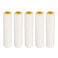 uxcell Paint Roller Cover 4 Inch Wool Brush 0.2" Short Nap for Household Wall Painting Treatment 5Pcs