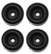 Cargo Trailer Ramp Door Replacement Black Rubber Bumper (4)