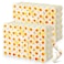 300 Pcs 4 Inch Mini Paint Roller Cover 1/2" Nap Microfiber Roller Covers, Small Paint Roller Home Repair Tools House Painting Household Supplies for House Paint Craft Repair Tool Kit (Yellow, White)