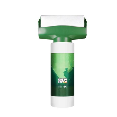 Wall Painting Roller Brush, Portable Wall Repaire Large Brush Roller Tool for Home Wall Improvement, Effortless Cleanning Wall Stain Patching Tool - 500g White