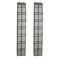 PVWSG Over The Door Shoe Organizer, 14 Large Mesh Pockets Hanging Shoe Rack for Closet Organizers and Storage, Gray, 2-pack (gray)