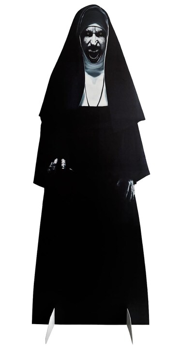 lckellong Life Size Horror Cardboard Cutout Halloween Michael Figure Decorations - Woman 1 Black