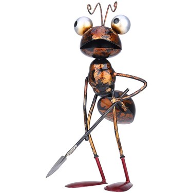 Tooarts Metal Ant Garden Decor Sculpture Home Patio Lawn Yard Indoor Outdoor Statue Ornament