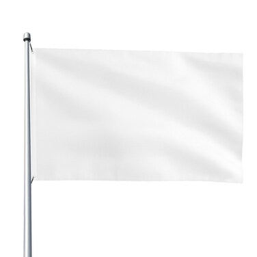 Custom Flag 3x5 Ft Flags or Banners DIY Customize Image Logo Text for Outside Room Garden Decor Personalized Gifts, Pure White, 1-100 PCS