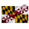 Mosprovie Maryland Flag Double Sided 3x5 Outdoor- Heavy Duty 3ply Maryland MD Flags Super Durable 4 Rows Stitched Edge Canvas Header with 2 Brass Grommets