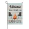Faromily Welcome To Our Campsite Camping Garden Flag 12x18 Inch Double Sided Outside Camping Flag for Campers Campsite Campfire Camper Yard Outdoor Decoration