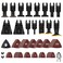 KELIN 99pcs Oscillating Tool Blades Set, 9 Types Multitool Blades Kit with Sanding Pad, Including 3pcs Titanium Oscillating Saw Blades, for Wood, PVC, Metal with Fit Dewalt Bosch Milwaukee Ryobi