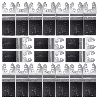 Ettonsun 20Pcs Bi Metal Oscillating Multitool Saw Blades Metal Wood Universal Multi Purpose Tool Blades for Dewalt Fein Multimaster Bosch Dremel Rockwell Ryobi Porter Cable Black&amp;Decker Craftsman etc.