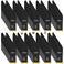 AMZBSAW 200 PCS Oscillating Tool Blades, Titanium and High Carbon Steel Saw Blades for Wood Metal and Plastic, Quick Release Multitool Blades Kits, Oscillating Tool Accessories Kit