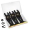 KELIN 3pcs Extra Wide Titanium Oscillating Tool Blades, 65mm Width Universal Multitool Blades for Metal Wood Cutting, Oscillating Saw Blade Fit Dewalt Bosch Milwaukee Ryobi