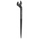 HARFINGTON Single Open End Spanner Wrench 22mm 15 Degree Angle Single Open End Metric Construction Spanner Wrenches with 60&deg;Offset Handle for Automotive Mechanical Maintenance