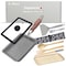 DXBVIEX 9 PCS Tamagoyaki Pan Set, Japanese Omelette Pan Nonstick with Lid, Square Japanese Egg Pan, Rectangle Tamago Pan 7&quot; x 5&quot; Grey