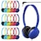 XOSDA Bulk Headphones 25 Pack for Kids Classroom School Chromebook Students, Adjustable On Ear Headphones for Children Teen Toddler Boys Girls(PU102, 25 Mixed)
