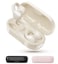King Lucky i21 Open Ear Clip On Earbuds Wireless Bluetooth Ear Clip Headphones with Mic, Noise Cancelling, Waterproof IPX4, for Small Ears, Perfect for Running, Sports, and Glasses Wearers (White)