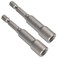 Utoolmart 1/4" Quick-Change Hex Shank 7mm Nut Setter Driver Drill Bit, 65mm Length, Metric With-magnetic 2Pcs
