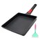 AIKENBBKK Japanese Omelette Pan Nonstick, Large Tamagoyaki Pan Egg Roll Pan with Detachable Handle, Oven&amp; Dishwasher Safe, 9&rdquo; x 8&rdquo; (Black)