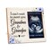 I Can't Wait to Meet You Grandma Grandpa Sonogram Picture Frame, Baby Ultrasound Picture Frames, Grandkids Photo Frame Gifts for New Grandma Grandpa, Baby Announcement Gifts from Grandchildren -A12