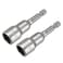 uxcell 2 Pcs 1/4" Quick-Change Hex Shank 13mm Magnetic Nut Setter Driver Drill Bit, 65mm Length, Metric