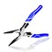 ZrgGea Needle Nose Pliers, 6-In-1 Electrician's Pliers, 9-Inch, Material Chromium Vanadium Steel, Hardness HRC 65. Heavy-Duty, Multipurpose Electrician's Pliers for Crimping, Stripping and Cutting