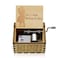 Can't Help Falling in Love Wood Music Box Hand-Operated Antique Engraved Cute Musical Boxes Gift for Love One, Boyfriend, Girlfriend, Husband,Wife Birthday/Wedding Day/Christmas Day Present