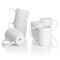 Sweese Porcelain Mugs - 12 Ounce for Coffee, Tea, Mocha and Mulled Drinks - Set of 6, White