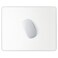 Hsurbtra Mouse Pad, Premium-Textured Square Mousepad 10.2 x 8.3 Inch, Stitched Edge Anti-Slip Waterproof Rubber Mouse Mat, Pretty Cute Mouse Pad for Office Gaming Laptop Women Kids Ivory White