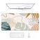 Auhoahsil Large Mouse Pad, XXL Gaming Mousepad, Desk Mat for Desktop, Thick Rubber, Big &amp; Long Size, Stitched Edges, Full Desk Pad for Laptop &amp; Computer, Extended 31.5 x 11.8 in, Boho Leaves