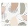 Niniubye Mouse Pad, Minimalism Marble Style Computer Pad, Anti-Slip Rubber Mouse Mat with Stitched Edges for Gaming, Office, Laptop, PC, Women, 9" x 8" Thick 3 mm, Artistic Dots