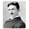 dealzEpic - Art Mousepad - Natural Rubber Mouse Pad with Classic Photo of Portrait of Nikola Tesla - Stitched Edges - 9.5x7.9 inches