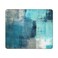 Teal Abstract Rectangle Mouse Pad Premium Textured Mouse Mat Washable Square Mousepads with Extended Stitched Edges Non Slip Rubber Base Small Mousepad 12&iexcl;&Aacute;10&iexcl;&Aacute;0.12 Inches