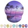 eulps Mouse Pad Wrist Support, Ergonomic Gel Mouse Pad with Wrist Rest, Comfortable Computer Mouse Pad for Laptop, Pain Relief Mousepad with Non-Slip PU Base (Mauve Twilight)