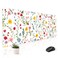 Stanoha Mousepad Desk Mat Gaming Large Keyboard Cute Office Desktop Computer Laptop White Floral XXL Long Big Kawaii Aesthetic Girly Pretty Design Women Girl Gamer Oversized Wide 30x12'' Mousepad