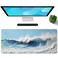 Galdas Gaming Mouse Pad XXL XL Large Mouse Pad Long Extended Big Mousepad Non-Slip Rubber Keyboard Mouse Pad with Stitched Edges for Laptop Home Office (31.5x11.8x0.08 Inch) &hellip; (Painting Waves)