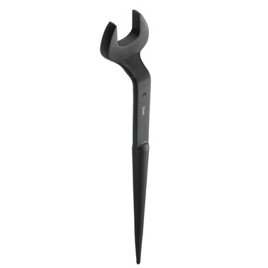 HARFINGTON Single Open End Spanner Wrench 36mm 15 Degree Angle Single Open End Metric Construction Spanner Wrenches with 60&deg;Offset Handle for Automotive Mechanical Maintenance