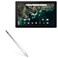 BoxWave Stylus Pen Compatible with Google Pixel C (Stylus Pen AccuPoint Active Stylus, Electronic Stylus with Ultra Fine Tip for Google Pixel C - Metallic Silver