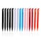 Yizerel Stylus Pen for New 2DS XL, 15 Pcs Colorful Plastic Replacement Touch Screen Stylus Set Compatible with New 2DS LL with HD Crystal Clear PET Films (Black White Pink Blue Red Orange)