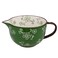 Gaolinci Cherry Blossom Pattern Kitchen Ceramic Mixing Bowl, 1 Quart Large Bowl, with Pouring Spout and Handle