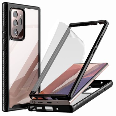 Fingic for Galaxy Note 20 Ultra Case,Samsung Note 20 Ultra Case[Built-in Screen Protector]Full Body Protection Hard Shell+Soft TPU Bumper Shockproof Protective Cover for Samsung Galaxy Note 20 Ultra