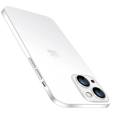 Purluct Compatible with iPhone 13 Mini Slim Case,Paper-Thin Matte Finish Skin Back Case [Anti-Fingerprints&amp; Non Yellowing] Ultra Protective Cover with Camera Protection for Men 5.4 Inch (White)