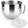 Stainless Steel Lift Bowl Compatible with Kitchenaid 7-qt. Mixing Bowl with Ergonomic Handle and Lid