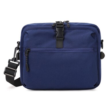 Lohol Small Messenger Bag for Men Women, Water Resistant Adjustable Crossbody Sling bag Purse for Daily Use Travel Sports (Navy Blue)