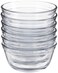 Anchor Hocking Glass Food Prep and Mixing Bowls, 1 Quart (Set of 6), Clear -,81573L11