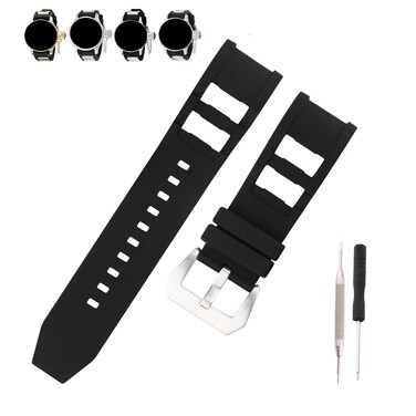 MMBAY Rubber 26mm 1959 Watch Bands Compatible Fit for Invicta Russian Diver 1959 1201 1805 1845 Replacement Silicone Strap Wirstband for Men and Women Waterproof Bracelet Watch accessories