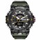 SMAEL Men's Analog-Digital Sport Watch Outdoor Military Army Green Wristwatch with Alarm Dual Time Waterproof LED Stopwatch