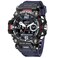 Men's Military Watch Outdoor LED Digital Watch Waterproof Tactical Army Wrist Sports Watches for Men Navy Blue-8072