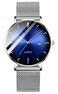 BESTKANG Men's Fashion Minimalist Wrist Watch Waterproof Watches Simple Ultra Thin Watches Analog Quartz Date with Stainless Steel Mesh Band (Silver)