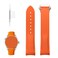 XIW Compatible for Omega Rolex Tudor SEIKO 22mm Seamaster Speedmaster Diver 150M 300M 600M Rubber Watch Band Replacement for men Silicone Wirstband Strap women Bracelet, Orange