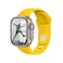 DONEGANI SB Sport Band for Apple Watch Bands Women Ultra 2 49mm, Series 10 46mm, 9 8 7 45mm 41mm, SE 6 5 4 44mm 40mm, 3 2 1 42mm 38mm Men iWatch, Strap Silicone Lemon Yellow