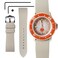 Ocdin 22 MM Watch Strap Replacement for Blancpain X Swatch with Hex Spanner Quick Release Silicone Watch Band Compatible with Bioceramic SCUBA Fifty Fathoms (22MM, Apricot)